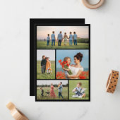 Maak Je Eigen 5 Foto Collage Notitiekaartje (Voorkant / Achterkant in situ)