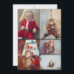 Maak je eigen 5 foto collage notitiekaartje<br><div class="desc">Pas je fotografie aan. Je kunt dit aangepaste product maken voor speciale gelegenheden zoals bruiloften, verjaardagen, Kerstmis, feestdagen, herdenkingen, afstuderen, jubilea en meer. Het kan ook worden gegeven als cadeau aan je beste vriend, goede vriend, familie en verwanten.</div>