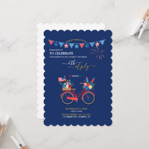 Maak je eigen 5" x 7" 4 juli uitnodiging