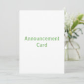 Maak je eigen 5" x 7" aankondiging (Staand voorkant)