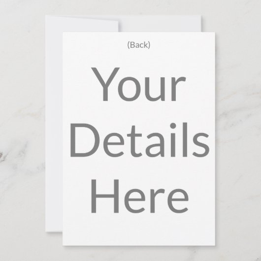 Maak je eigen 5" x 7" mat voor en achterzijde kaart (Achterkant)