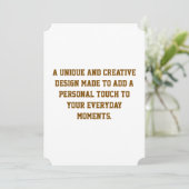 Maak je eigen 5" x 7" ticket uitnodiging (Staand voorkant)