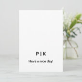 Maak Je Eigen 5" x 7" Uitnodiging (Staand voorkant)
