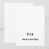 Maak Je Eigen 5" x 7" Uitnodiging (Voorkant / Achterkant)