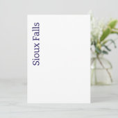 Maak je eigen 5" x 7" uitnodiging (Staand voorkant)