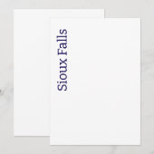 Maak je eigen 5" x 7" uitnodiging (Voorkant / Achterkant)