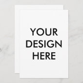 maak je eigen 5x7 uitnodiging voor en achterzijde (Voorkant / Achterkant)