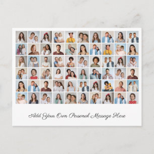 Maak Je Eigen 60 Foto Collage Voeg Je Groet Toe Briefkaart