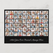 Maak Je Eigen 60 Foto Collage Voeg Je Groet Toe Briefkaart (Voorkant)