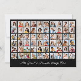 Maak Je Eigen 60 Foto Collage Voeg Je Groet Toe Kaart
