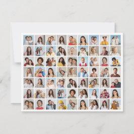 Maak je eigen 63 foto collage kaart