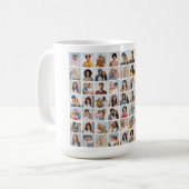 Maak Je Eigen 63 Foto Collage Koffiemok (Voorkant links)