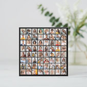 Maak Je Eigen 64 Foto Collage Kaart (Staand voorkant)