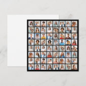 Maak Je Eigen 64 Foto Collage Kaart (Voorkant / Achterkant)