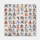 Maak Je Eigen 64 Foto Collage Magneet (Voorkant)