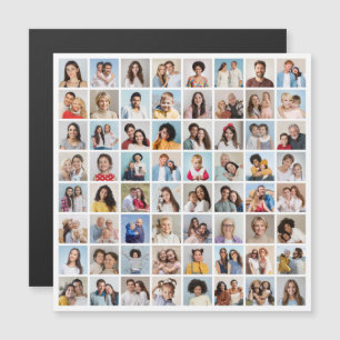 Maak Je Eigen 64 Foto Collage Magnetische Kaart Uitnodiging