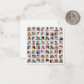Maak Je Eigen 64 Foto Collage Notitiekaartje (Voorkant / Achterkant in situ)