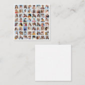 Maak Je Eigen 64 Foto Collage Notitiekaartje (Voorkant / Achterkant)