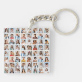 Maak Je Eigen 64 Foto Collage Sleutelhanger (Achterkant)
