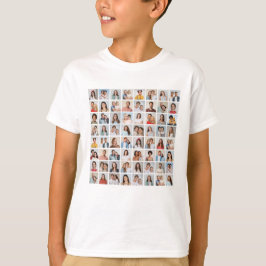 Maak Je Eigen 64 Foto Collage T-shirt