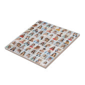 Maak Je Eigen 64 Foto Collage Tegeltje (Zijkant)