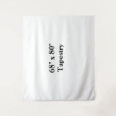 Maak je eigen 68" x 80" wandkleed (Voorkant)