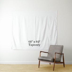 Maak je eigen 68" x 80" wandtapijt Zazzle Wandkleed