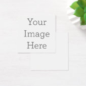 Vierkant, 6,4 cm x 6,4 cm Visitekaartje (Bureau)