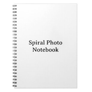 Maak je eigen 6.5" x 8.75" klassieke spiraal foto notitieboek