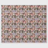 Maak Je Eigen 6 Foto Collage  Cadeaupapier (Vlak)
