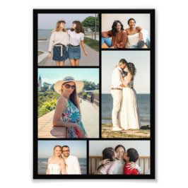 Maak Je Eigen 6 Foto Collage Foto Vergroting Afdruk