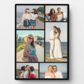Maak Je Eigen 6 Foto Collage Fotoplaat (voorkant)