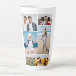 Maak Je Eigen 6 Foto Collage Latte Mok