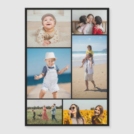Maak Je Eigen 6 Foto Collage Magnetische Kaart