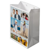 Maak Je Eigen 6 Foto Collage Medium Cadeauzakje (Achterkant Gekanteld)