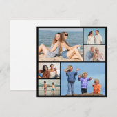 Maak je eigen 6 foto collage notitiekaartje (Voorkant / Achterkant)