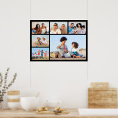 Maak Je Eigen 6 Foto Collage  Poster (Keuken)