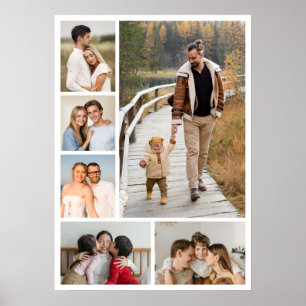 Maak Je Eigen 6 Foto Collage Poster