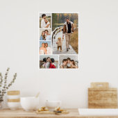 Maak Je Eigen 6 Foto Collage Poster (Keuken)