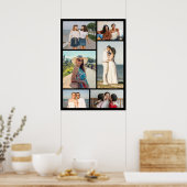 Maak Je Eigen 6 Foto Collage Poster (Keuken)