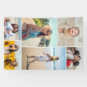 Maak Je Eigen 6 Foto Collage Spandoek (Horizontaal)