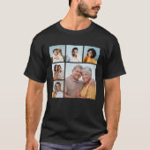 Maak Je Eigen 6 Foto Collage T-shirt (Voorkant)