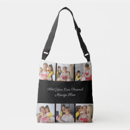 Maak Je Eigen 6 Foto Collage Voeg Je Groet Toe Crossbody Tas