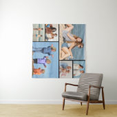 Maak Je Eigen 6 Foto Collage Wandkleed (In Situ (horizontaal))