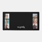 Maak je eigen 6 foto familie collage bureaumat (Voorkant)