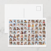 Maak Je Eigen 70 Foto Collage Briefkaart (Voorkant / Achterkant)