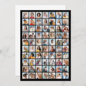 Maak Je Eigen 70 Foto Collage Kaart (Voorkant / Achterkant)