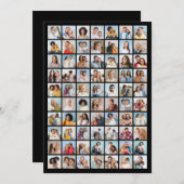 Maak je eigen 70 foto collage  kaart (Voorkant / Achterkant)