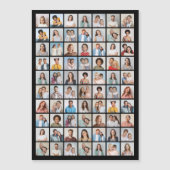 Maak Je Eigen 70 Foto Collage Magnetische Uitnodiging (Voorkant)