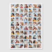 Maak je eigen 70 foto collage te bewerken kleur magnetische uitnodiging (Voorkant)
